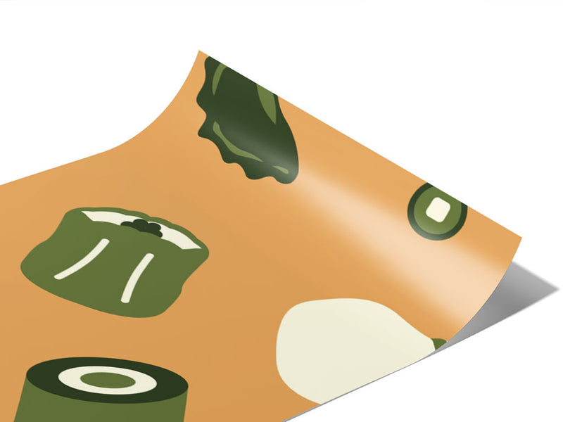 Eat Green Food Vinyl Wraps~Rwraps Series 914 Digitally Printed Vinyl Wrap~0