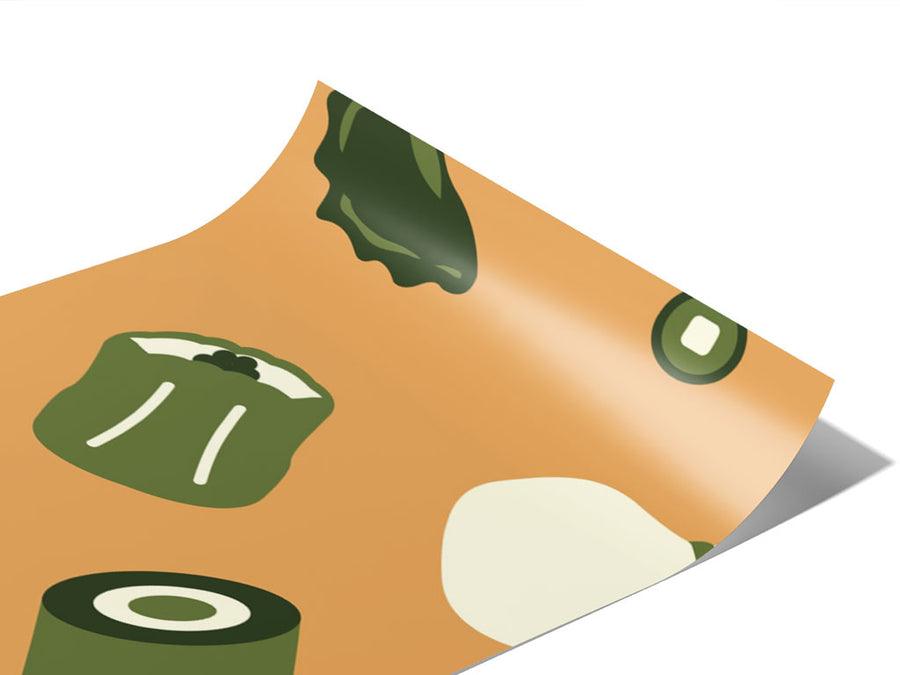 Eat Green Food Vinyl Wraps~Rwraps Series 914 Digitally Printed Vinyl Wrap~0