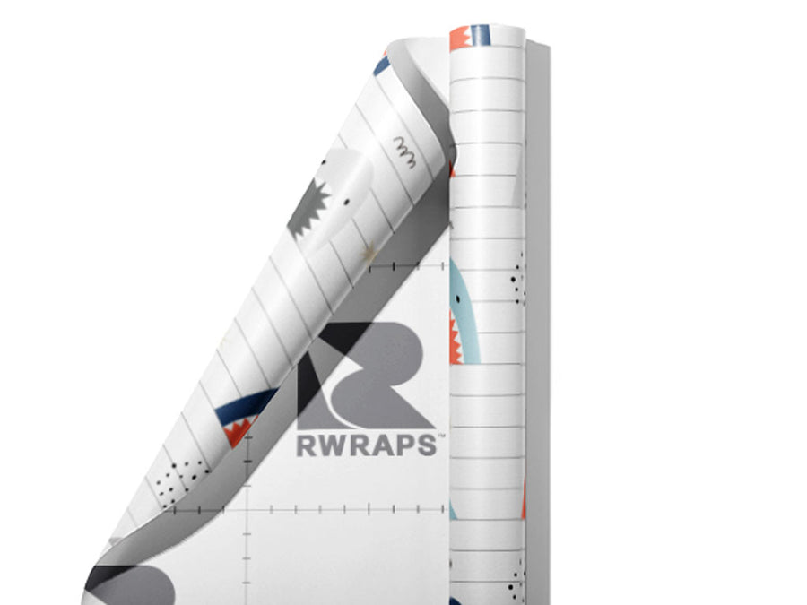 Eaten Homework Marine Life Wrap Film Sheets~Rwraps Series 914 Eaten Homework Marine Life Scrolled Sheet~3