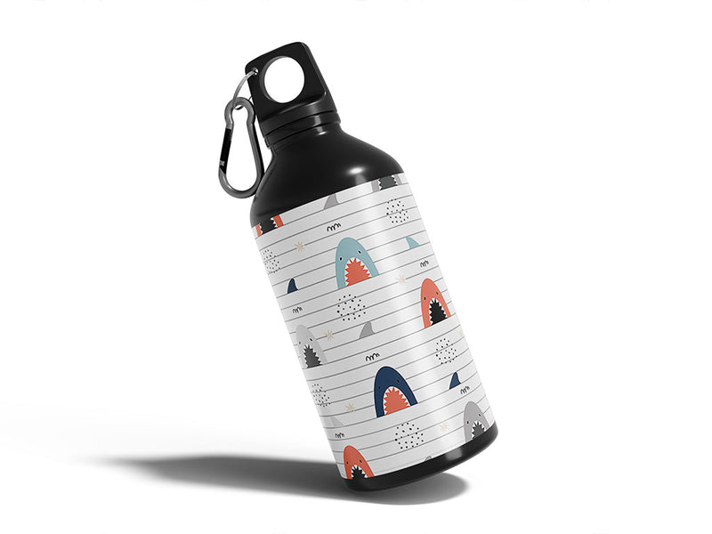 eaten homework salt water Water Bottle DIY Stickers