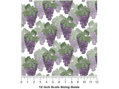 Ebony Star Fruit Vinyl Film Pattern Size 12 inch Scale~Rwraps Ebony Star Fruit Sizing Chart~2