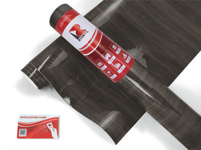 ebony wood grain Craft Vinyl Roll