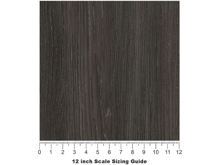 Ebony Name3 Woodgrain Vinyl Film Pattern Size 12 inch Scale~Rwraps Ebony Name3 Woodgrain Sizing Chart~3