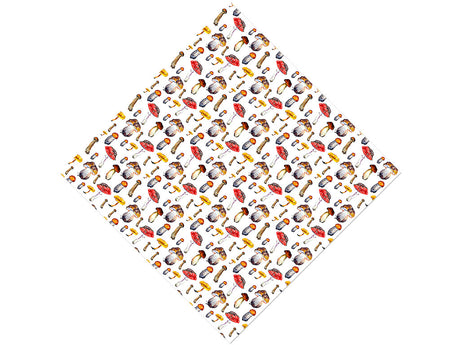 Edible Decay Mushroom Vinyl Wrap Pattern