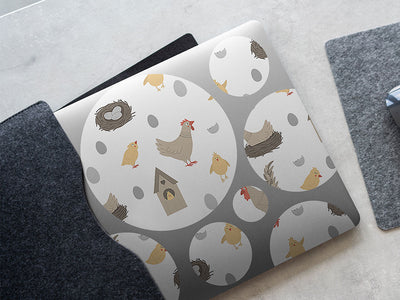egg production bird DIY Laptop Stickers