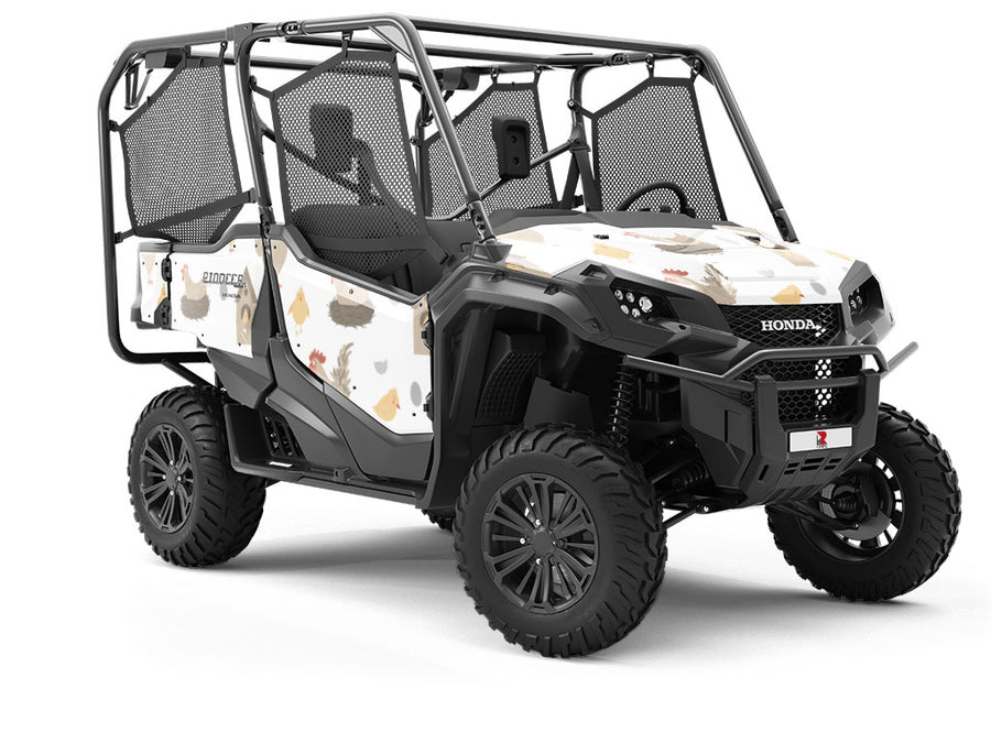 Egg Production Birds Utility Vehicle Vinyl Wrap