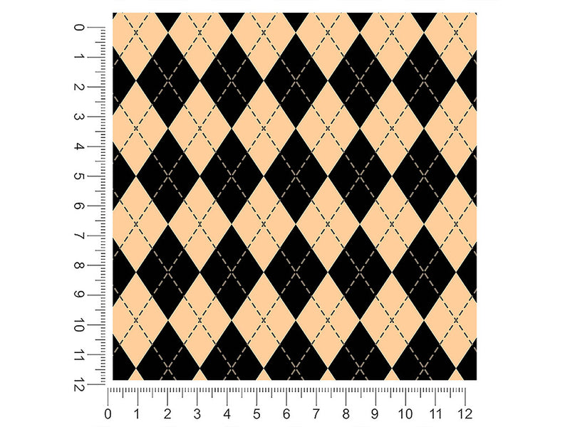 eggnog argyle 1ft x 1ft Craft Sheets
