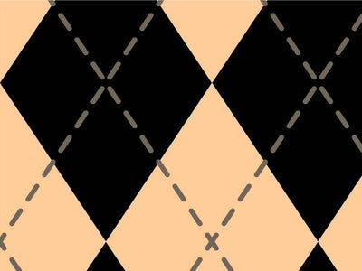 Eggnog  Argyle Vinyl Wrap Pattern~Rwraps Series 914 Digitally Printed Vinyl Wrap~0