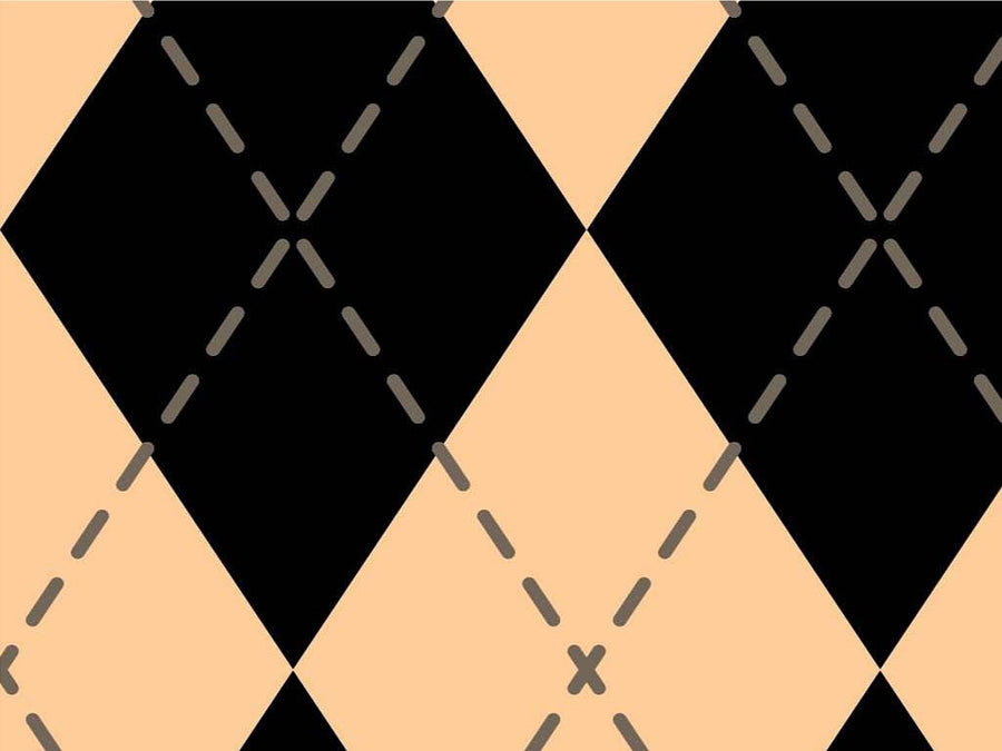 Eggnog  Argyle Vinyl Wrap Pattern~Rwraps Series 914 Digitally Printed Vinyl Wrap~0