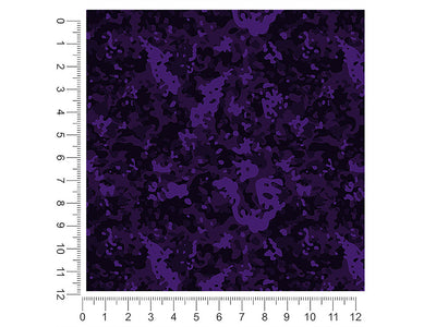 eggplant flecktarn camouflage 1ft x 1ft Craft Sheets