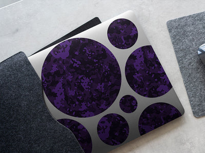 eggplant flecktarn camouflage DIY Laptop Stickers