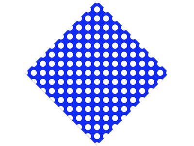 Egyptian Blue Polka Dot Vinyl Wrap Pattern