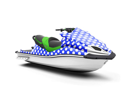 Egyptian Blue Polka Dot Jet Ski Vinyl Customized Wrap