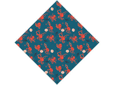 Eight-Armed Shuffle Marine Life Vinyl Wrap Pattern
