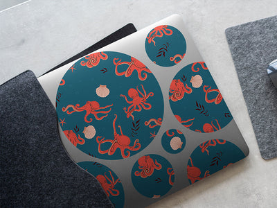 eight-armed shuffle salt water DIY Laptop Stickers