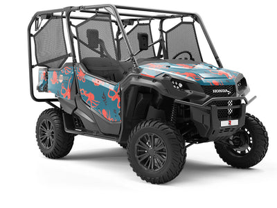 Eight-Armed Shuffle Marine Life Utility Vehicle Vinyl Wrap