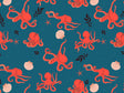 Eight-Armed Shuffle Marine Life Vinyl Wrap Pattern~Rwraps Series 914 Digitally Printed Vinyl Wrap~0
