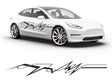 3M Matte Black EKG Body Graphic~Full Side Auto Decal Kit~0