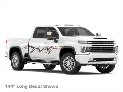 EKG Truck Custom Vehicle Graphic