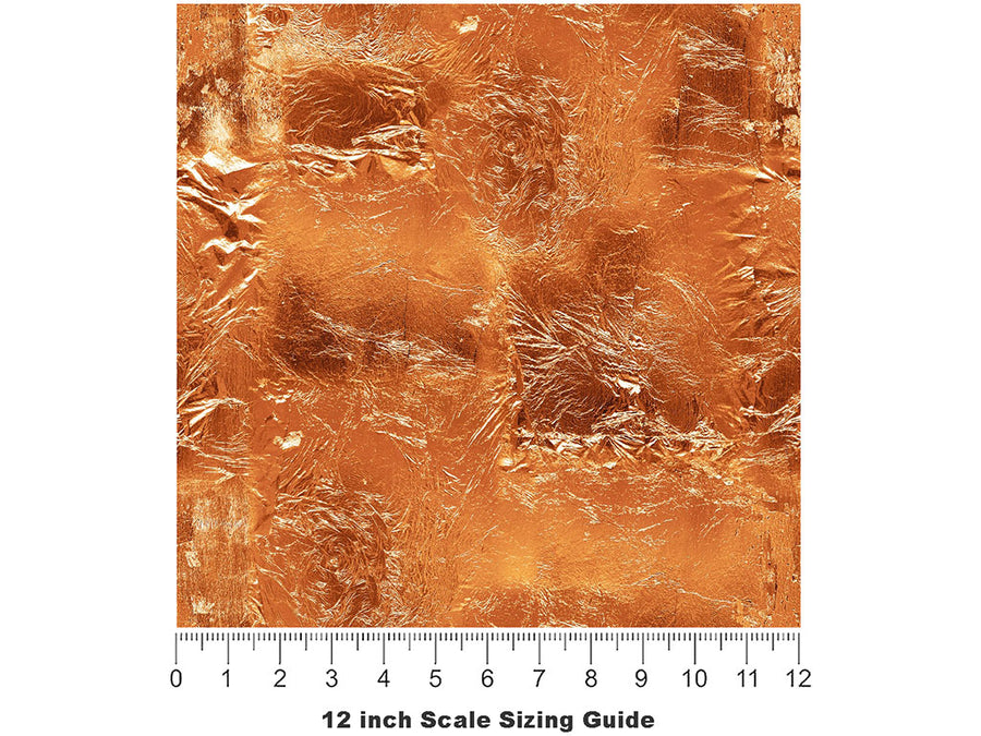 El Dorado Gemstone Vinyl Film Pattern Size 12 inch Scale~Rwraps El Dorado Gemstone Sizing Chart~2