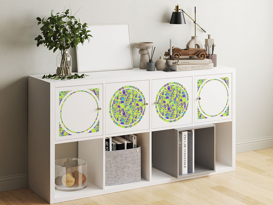 electric avenue paint splatter DIY Furniture Stickers