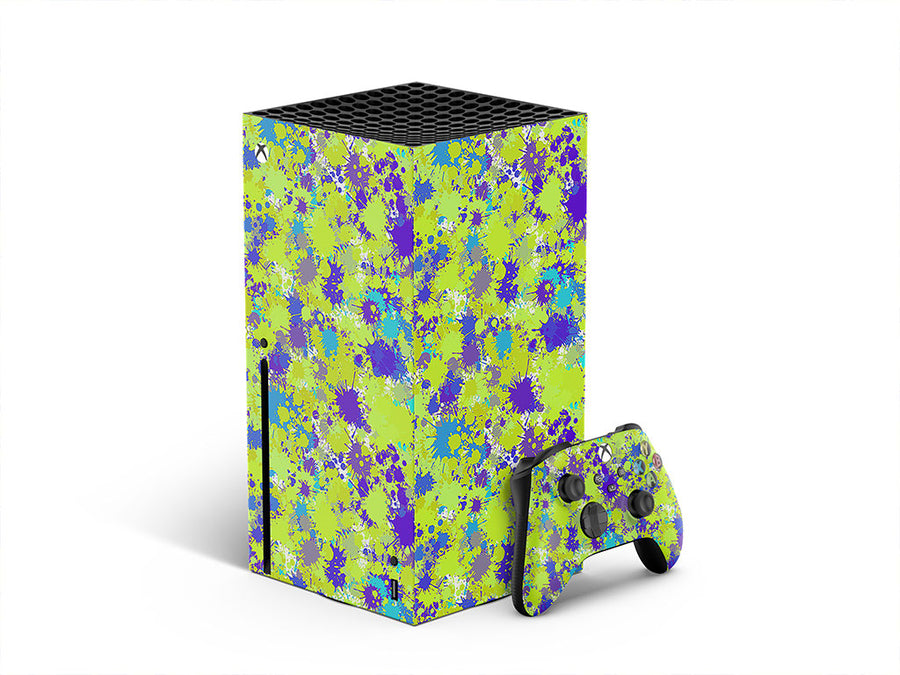 electric avenue paint splatter XBOX DIY Decal