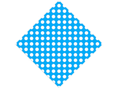 Electric Blue Polka Dot Vinyl Wrap Pattern