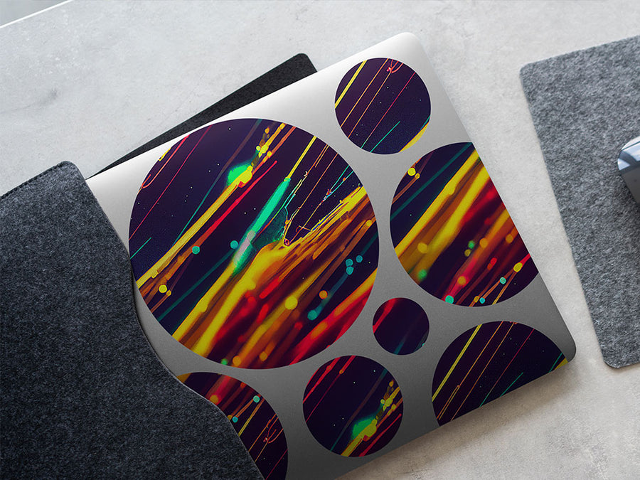 electric current science fiction DIY Laptop Stickers