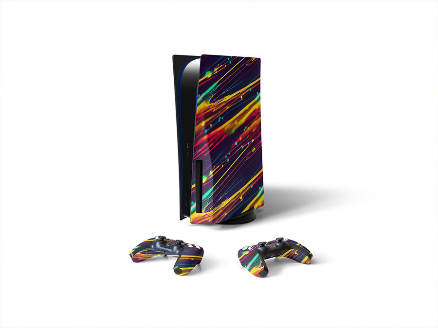 electric current science fiction Sony PS5 DIY Skin
