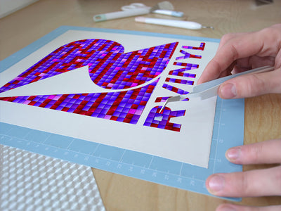 electric currents mosaic Easy Weed Craft Vinyl