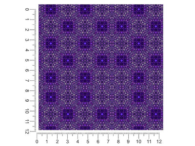 electric indigo mosaic 1ft x 1ft Craft Sheets