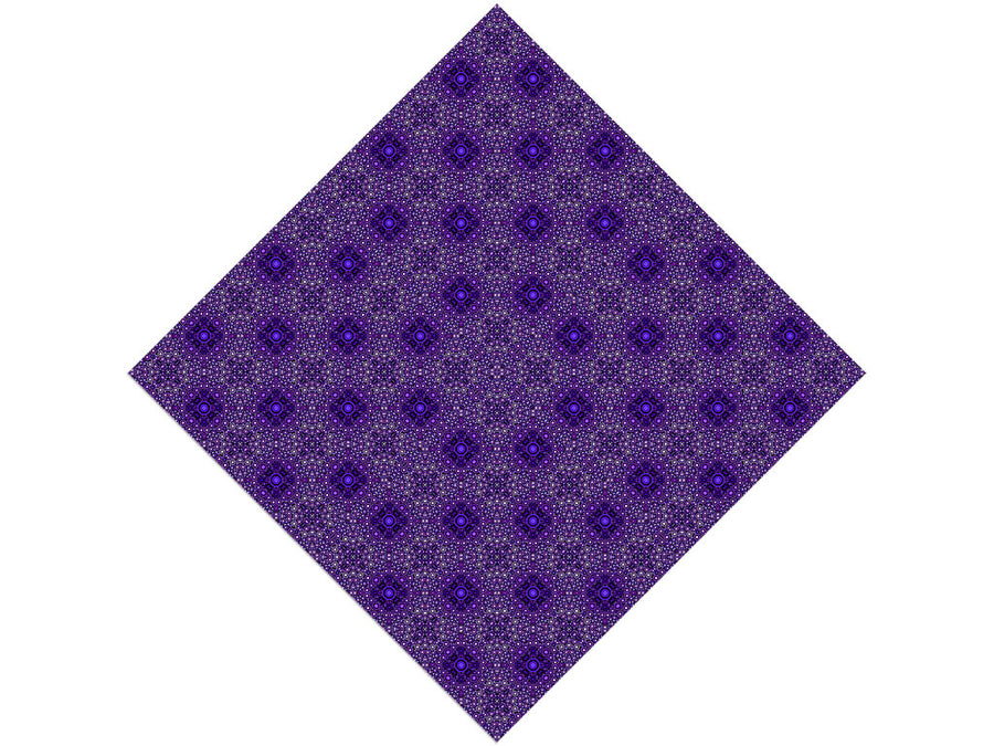 Electric Indigo Mosaic Vinyl Wrap Pattern