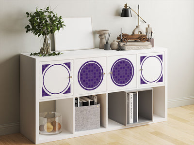 electric indigo mosaic DIY Furniture Stickers