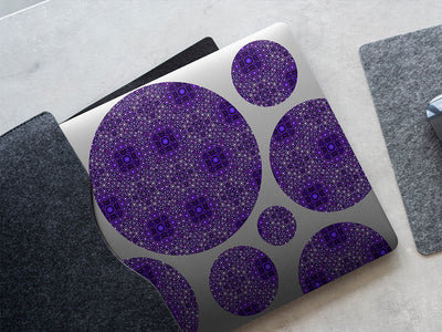 electric indigo mosaic DIY Laptop Stickers
