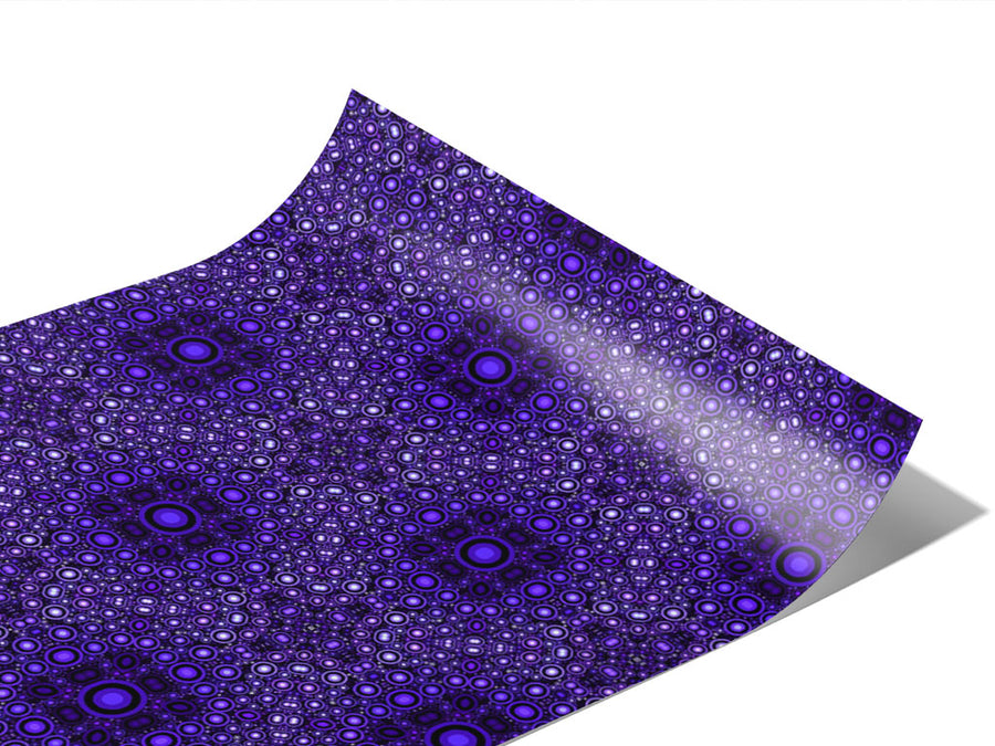 Electric Indigo Mosaic Vinyl Wraps~Rwraps Series 914 Digitally Printed Vinyl Wrap~0
