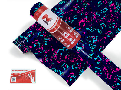 electric notes music Craft Vinyl Roll