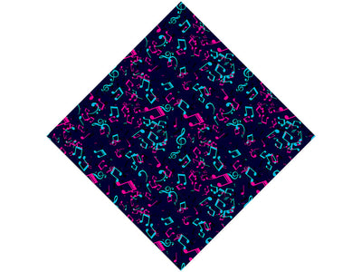 Electric Notes Music Vinyl Wrap Pattern