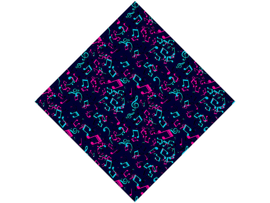 Electric Notes Music Vinyl Wrap Pattern