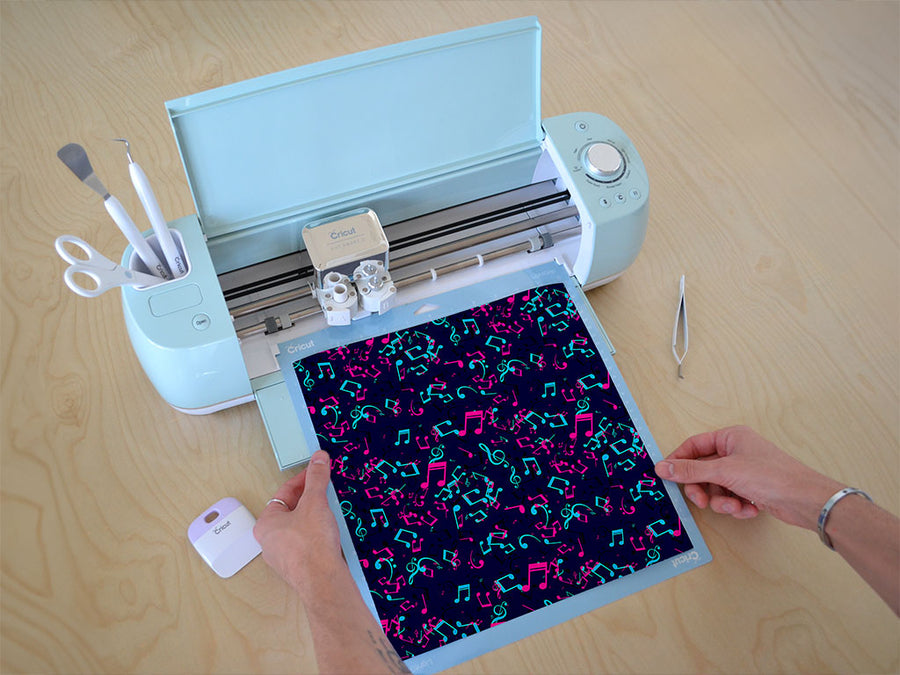 electric notes music Cricut Compatible Vinyl