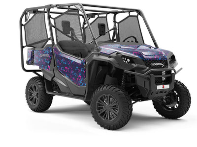Electric Notes Music Utility Vehicle Vinyl Wrap