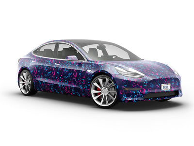 Electric Notes Music Vehicle Vinyl Wrap
