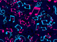 Electric Notes Music Vinyl Wrap Pattern~Rwraps Series 914 Digitally Printed Vinyl Wrap~0