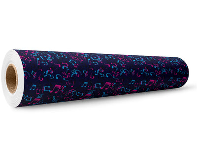 Electric Notes Music Wrap Film Wholesale Roll~Rwraps Series 914 Digitally Printed Vinyl Roll~5