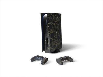 electric type abstract geometric Sony PS5 DIY Skin