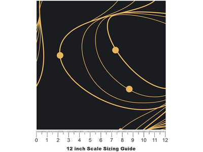 Electric Type Abstract Vinyl Film Pattern Size 12 inch Scale~Rwraps Electric Type Abstract Sizing Chart~2