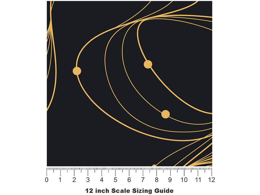 Electric Type Abstract Vinyl Film Pattern Size 12 inch Scale~Rwraps Electric Type Abstract Sizing Chart~2