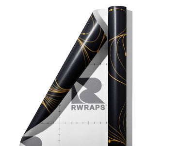 Electric Type Abstract Wrap Film Sheets~Rwraps Series 914 Electric Type Abstract Scrolled Sheet~3
