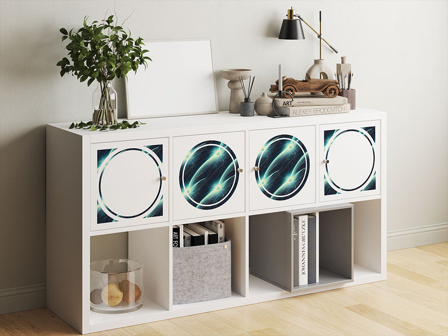 electron explosion science fiction DIY Furniture Stickers