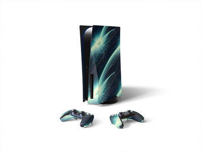 electron explosion science fiction Sony PS5 DIY Skin