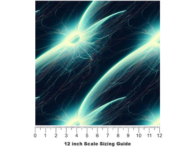 Electron Explosion Science Fiction Vinyl Film Pattern Size 12 inch Scale~Rwraps Electron Explosion Science Fiction Sizing Chart~2